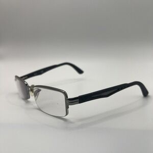 Ray Ban Eyeglasses RB6264 2502 51-18-135 Black Gunmetal Half Rim Rectangle Frame